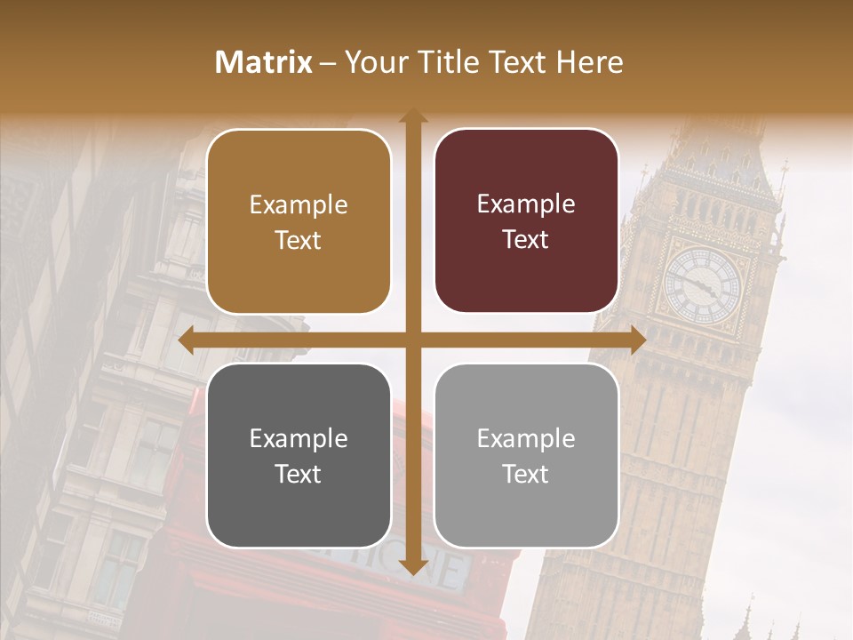 Britain Parliament Tourist PowerPoint Template