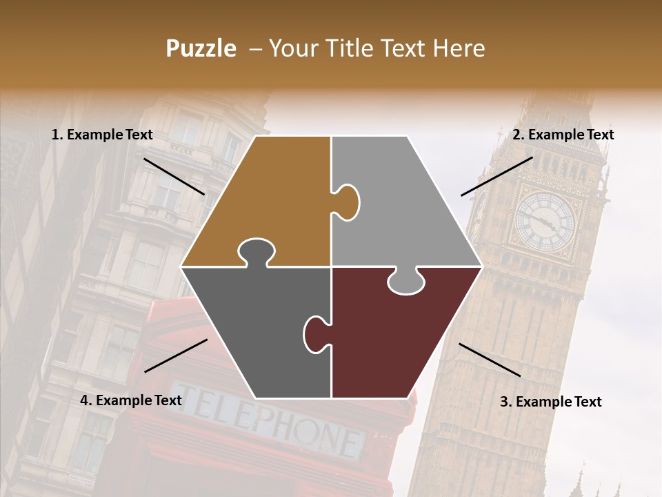 Britain Parliament Tourist PowerPoint Template