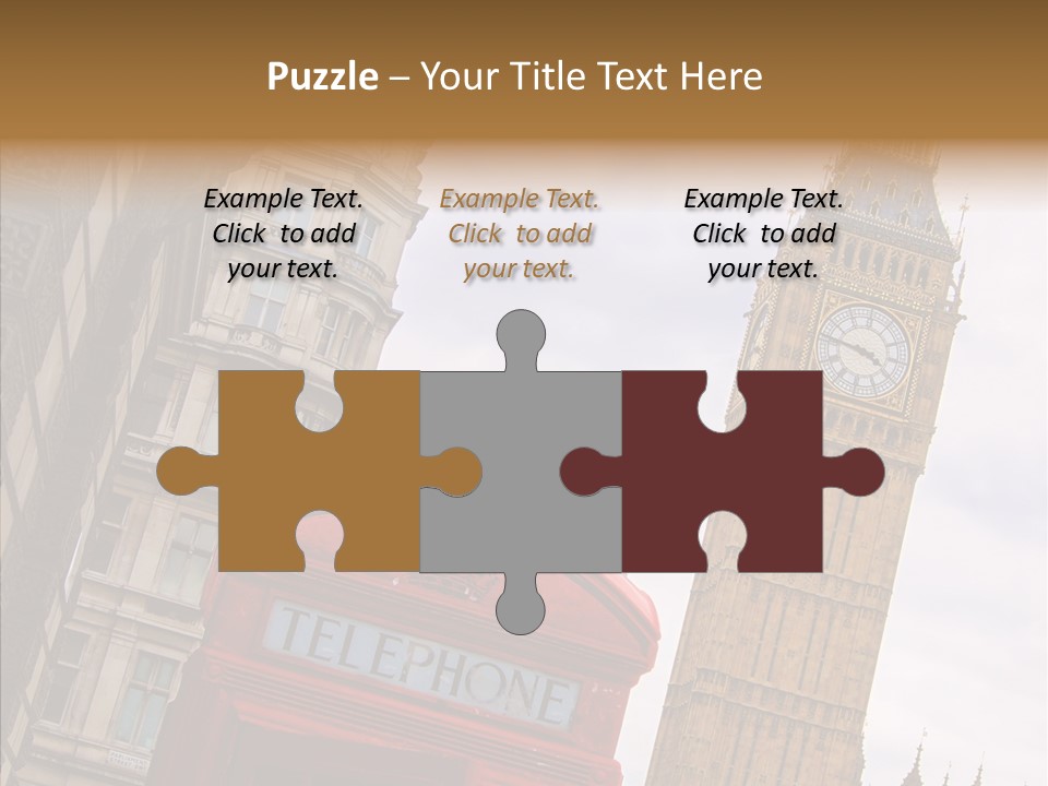 Britain Parliament Tourist PowerPoint Template