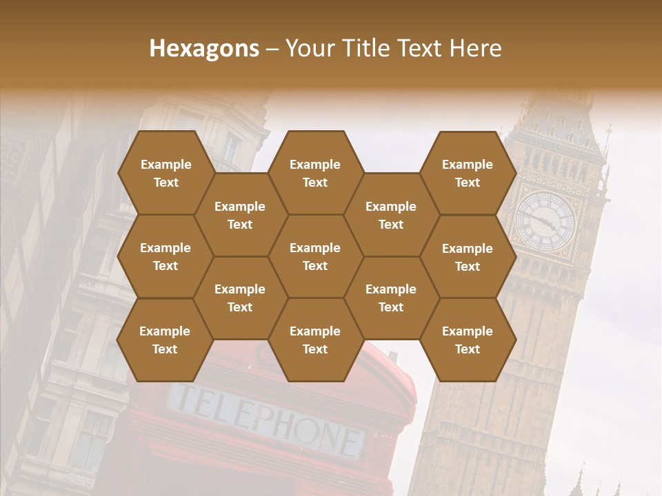 Britain Parliament Tourist PowerPoint Template