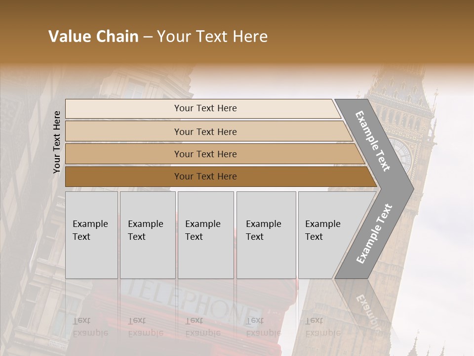 Britain Parliament Tourist PowerPoint Template