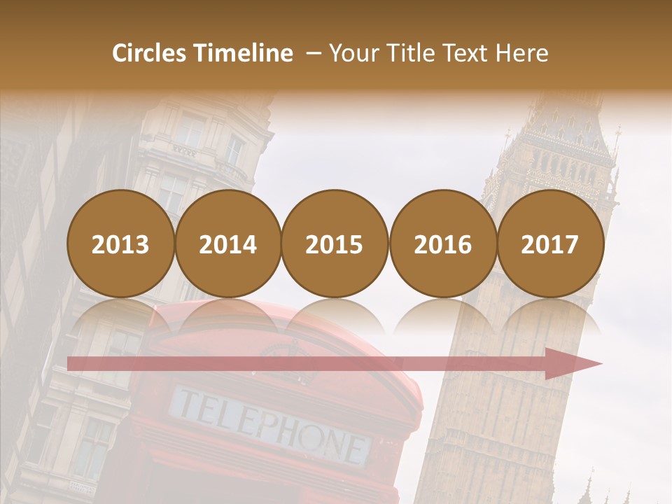 Britain Parliament Tourist PowerPoint Template