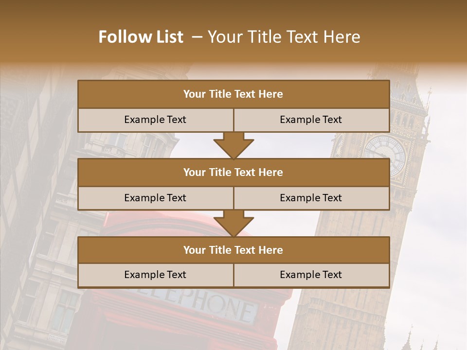 Britain Parliament Tourist PowerPoint Template