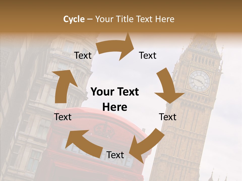Britain Parliament Tourist PowerPoint Template
