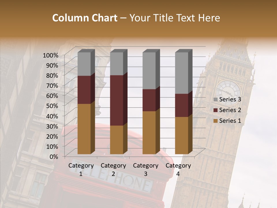 Britain Parliament Tourist PowerPoint Template
