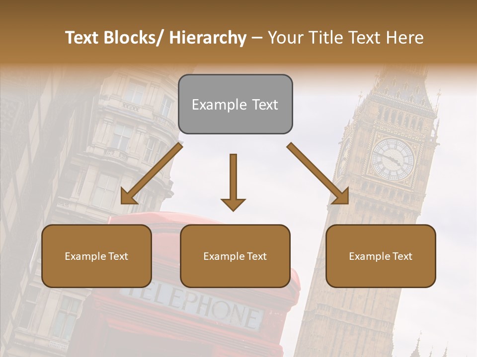Britain Parliament Tourist PowerPoint Template