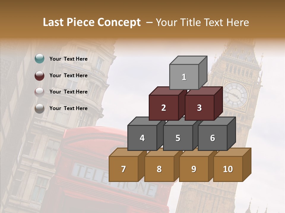 Britain Parliament Tourist PowerPoint Template