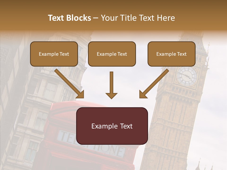 Britain Parliament Tourist PowerPoint Template