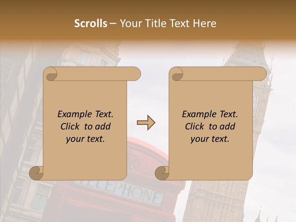 Britain Parliament Tourist PowerPoint Template