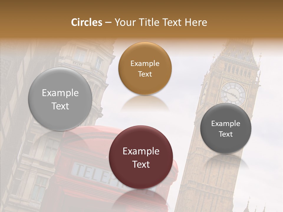 Britain Parliament Tourist PowerPoint Template