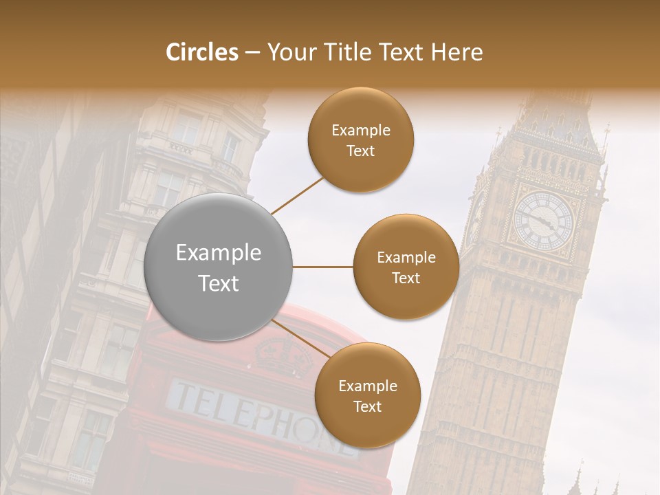Britain Parliament Tourist PowerPoint Template