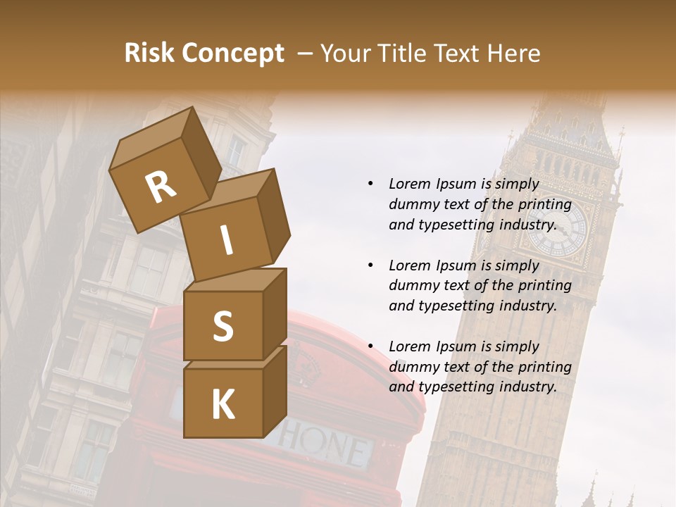 Britain Parliament Tourist PowerPoint Template