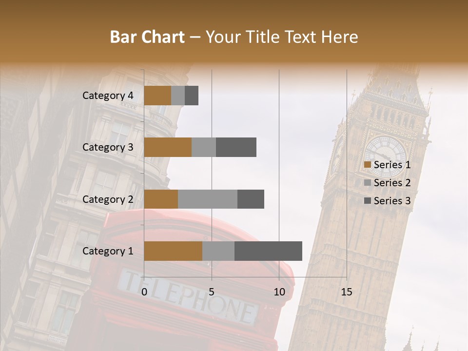 Britain Parliament Tourist PowerPoint Template