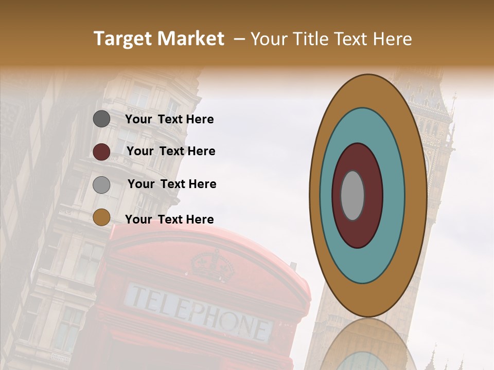 Britain Parliament Tourist PowerPoint Template