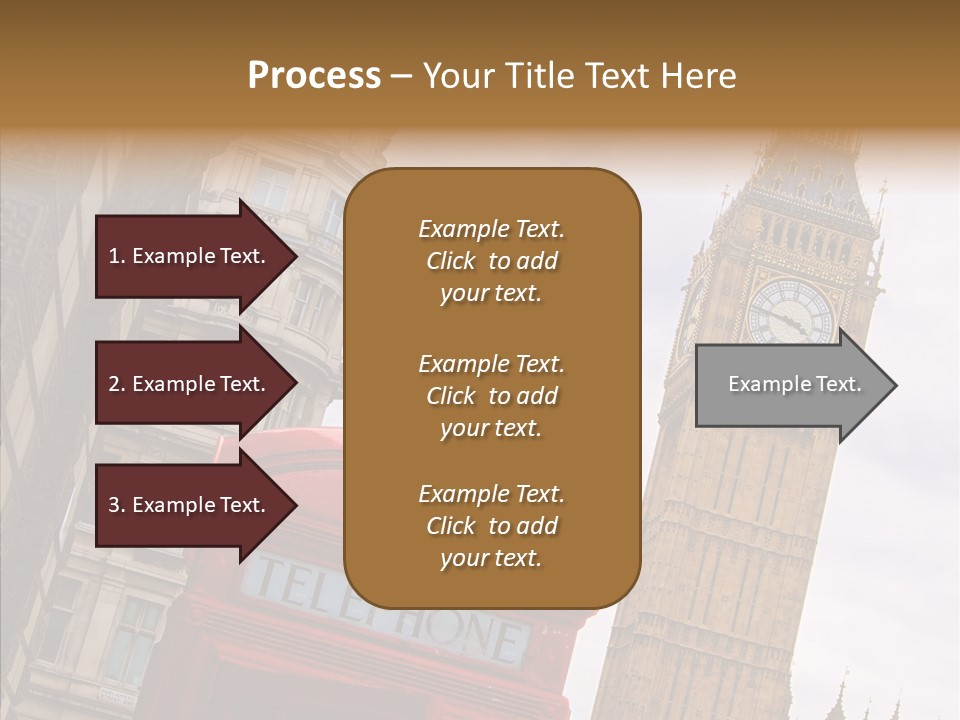 Britain Parliament Tourist PowerPoint Template