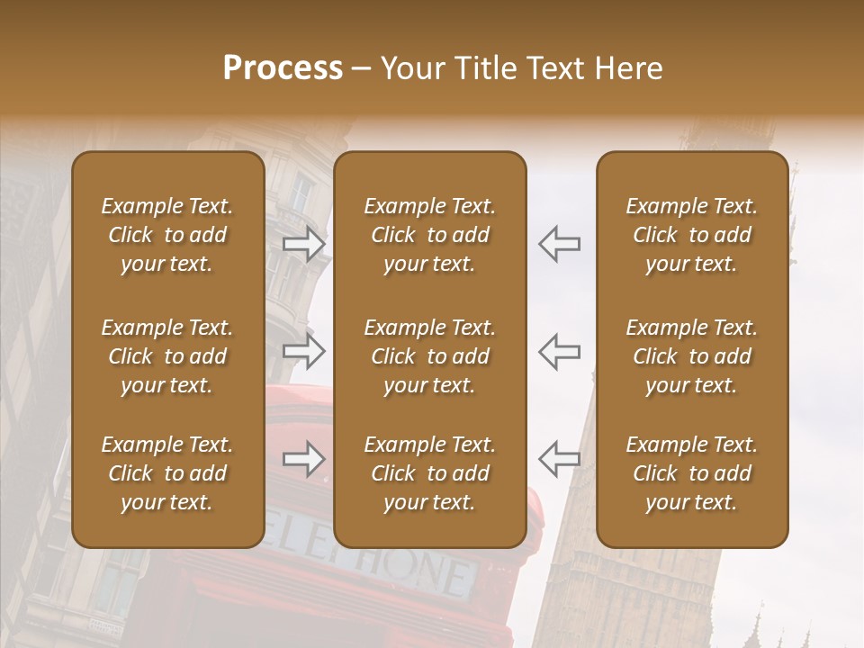 Britain Parliament Tourist PowerPoint Template