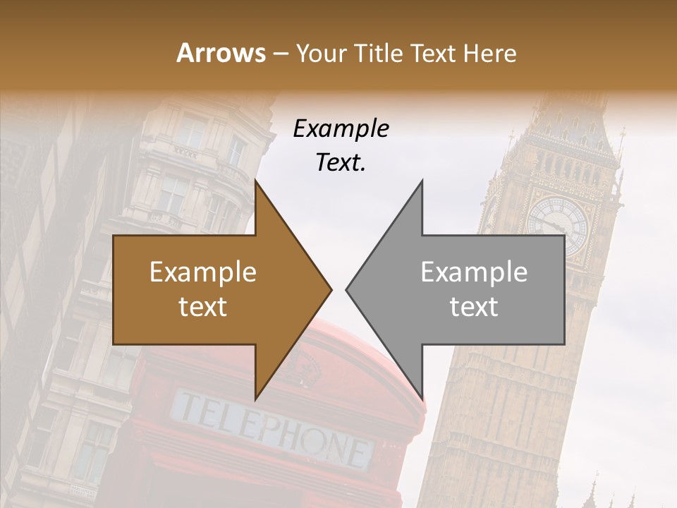 Britain Parliament Tourist PowerPoint Template
