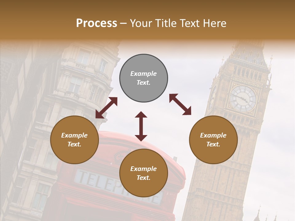 Britain Parliament Tourist PowerPoint Template