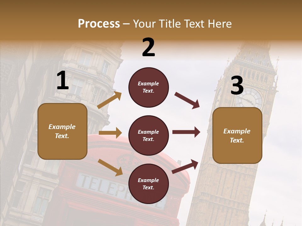 Britain Parliament Tourist PowerPoint Template