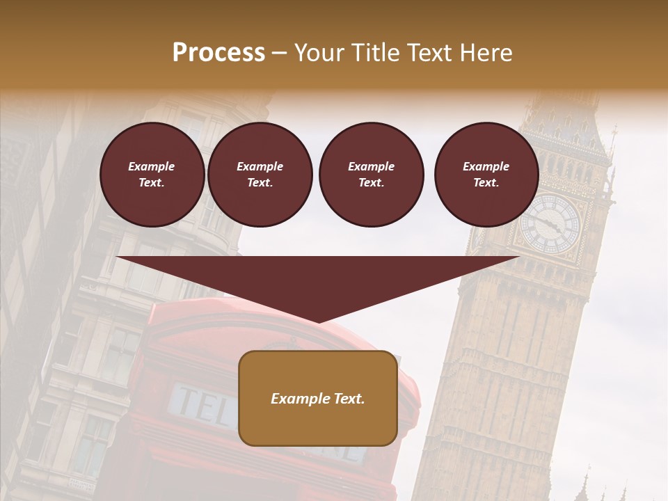 Britain Parliament Tourist PowerPoint Template