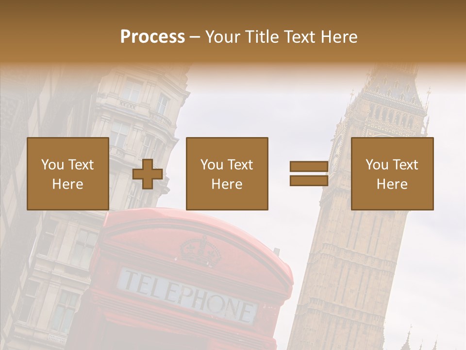 Britain Parliament Tourist PowerPoint Template
