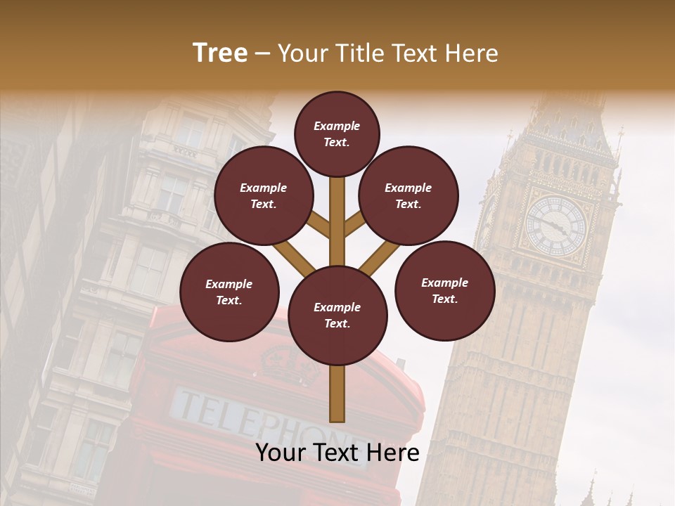 Britain Parliament Tourist PowerPoint Template