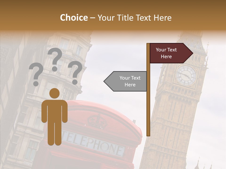 Britain Parliament Tourist PowerPoint Template