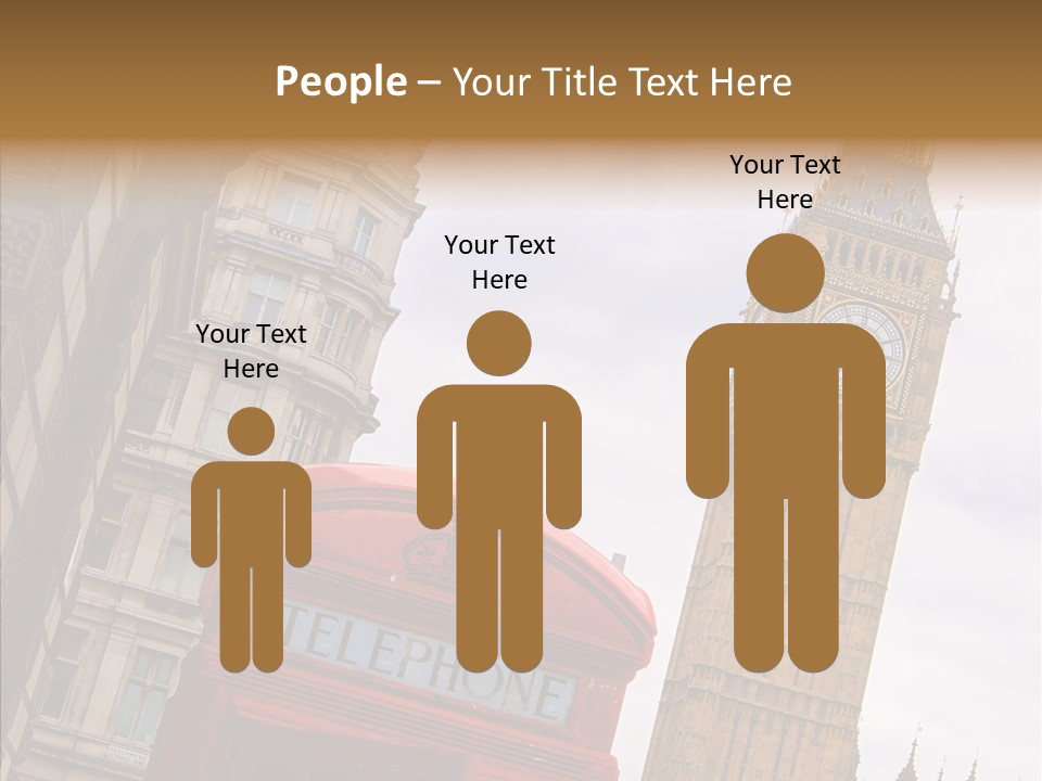 Britain Parliament Tourist PowerPoint Template