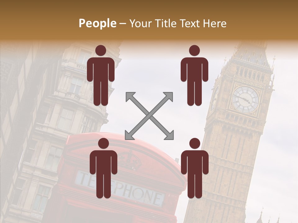Britain Parliament Tourist PowerPoint Template