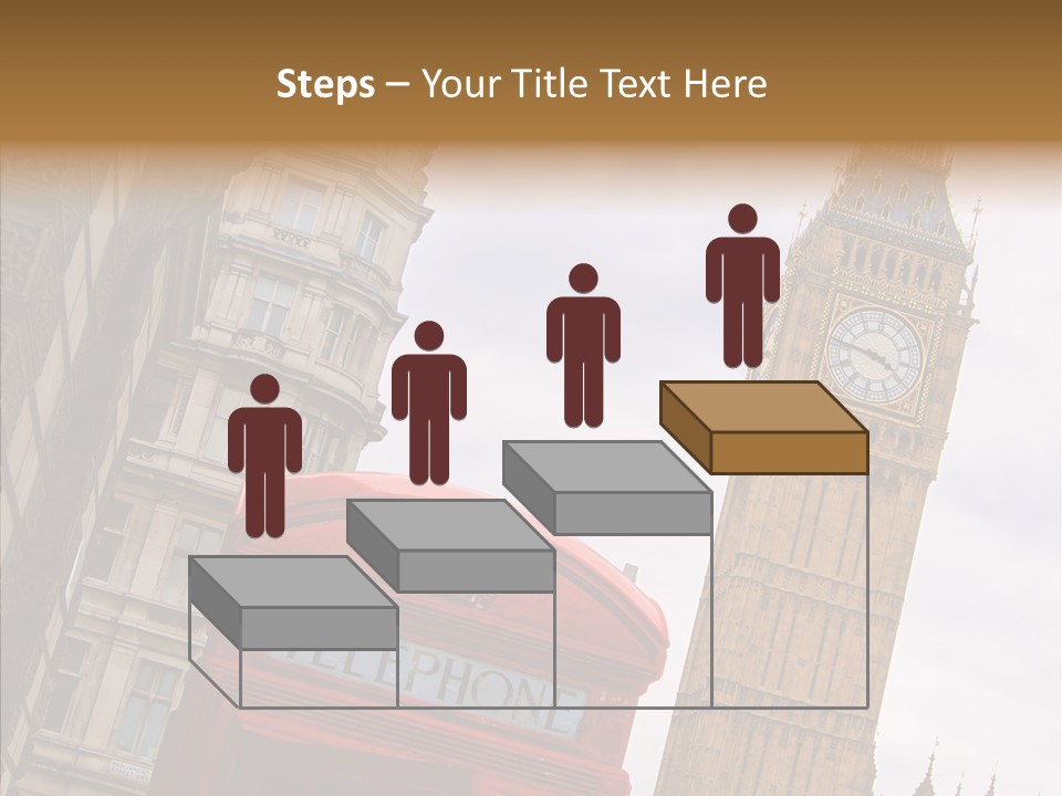 Britain Parliament Tourist PowerPoint Template
