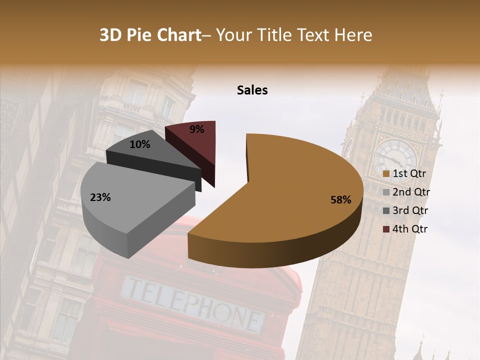 Britain Parliament Tourist PowerPoint Template
