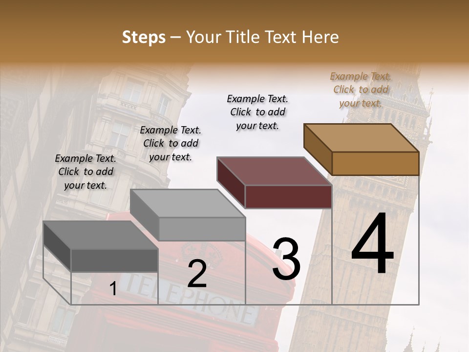 Britain Parliament Tourist PowerPoint Template