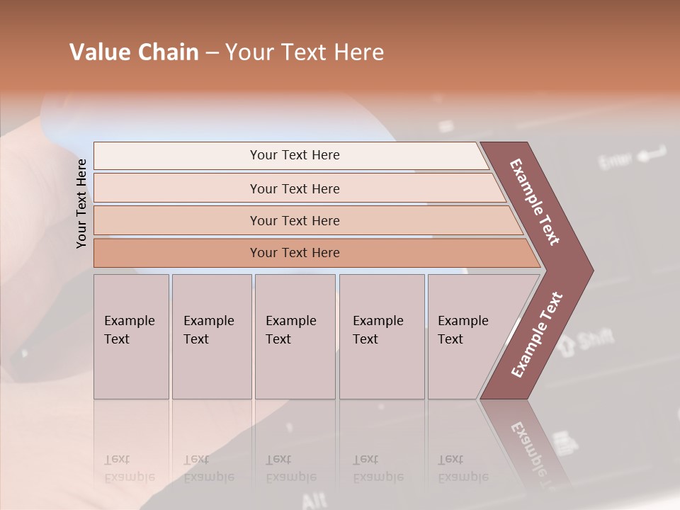 Job Computer Keypad PowerPoint Template