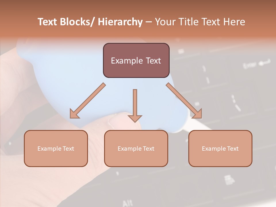 Job Computer Keypad PowerPoint Template