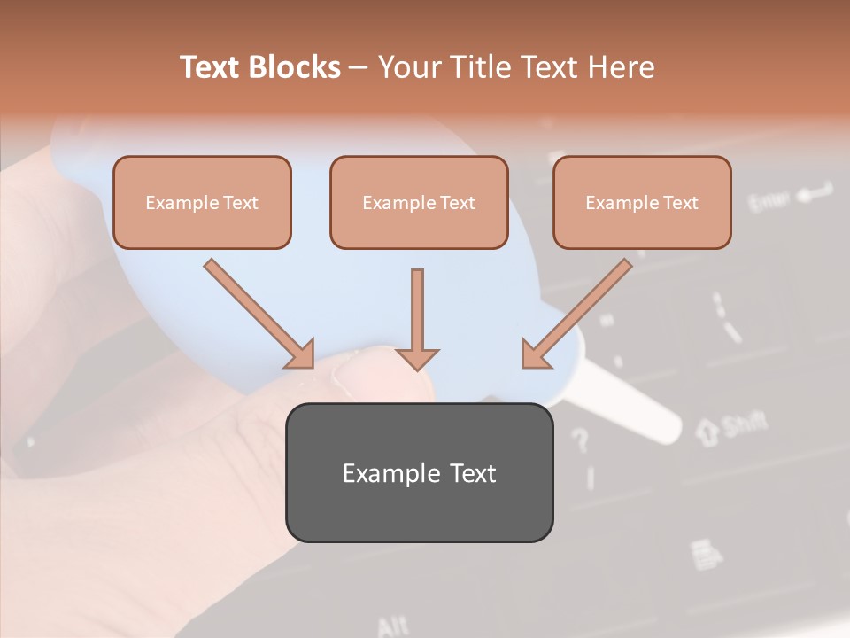 Job Computer Keypad PowerPoint Template