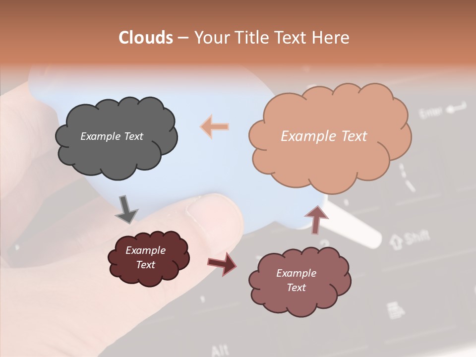 Job Computer Keypad PowerPoint Template
