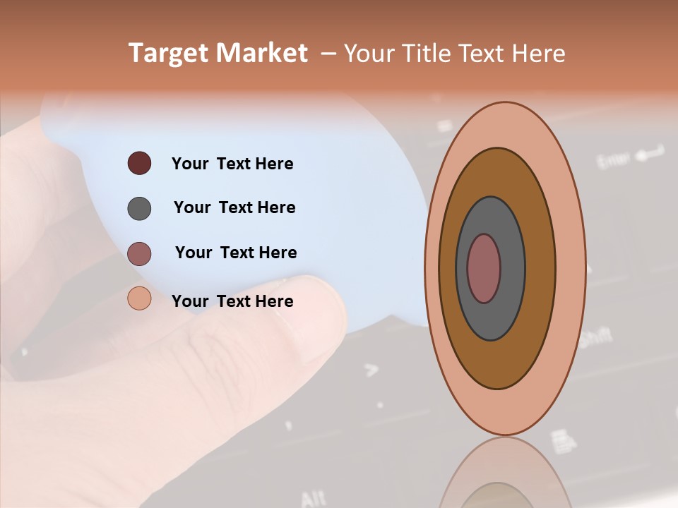 Job Computer Keypad PowerPoint Template