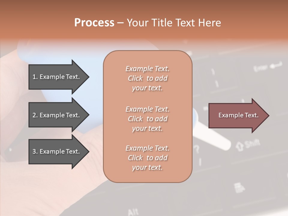 Job Computer Keypad PowerPoint Template