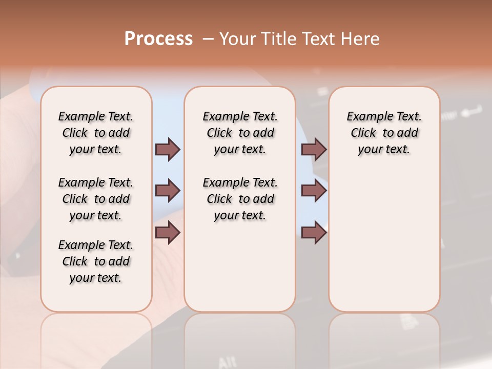 Job Computer Keypad PowerPoint Template