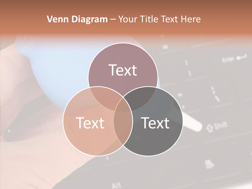Job Computer Keypad PowerPoint Template