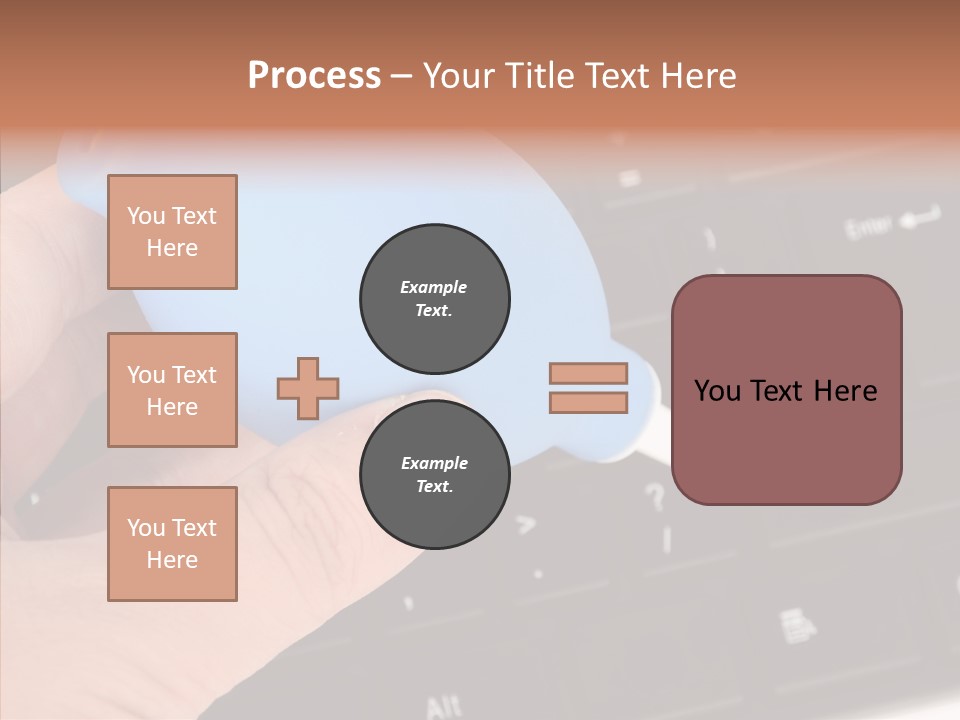 Job Computer Keypad PowerPoint Template