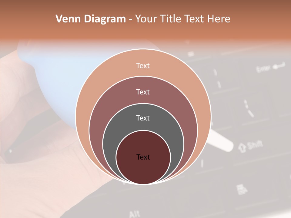 Job Computer Keypad PowerPoint Template