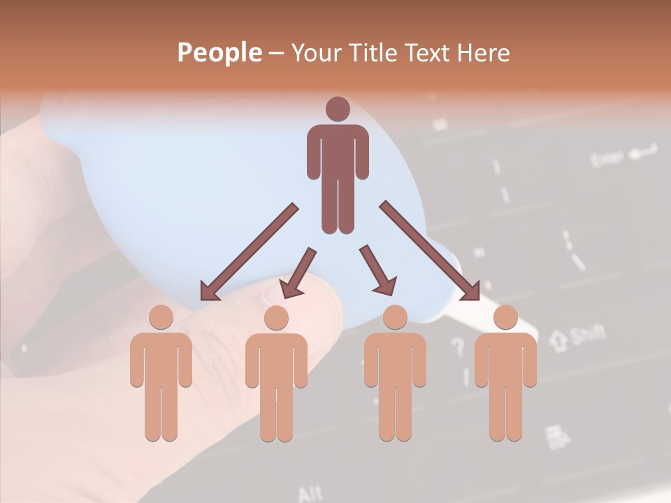 Job Computer Keypad PowerPoint Template