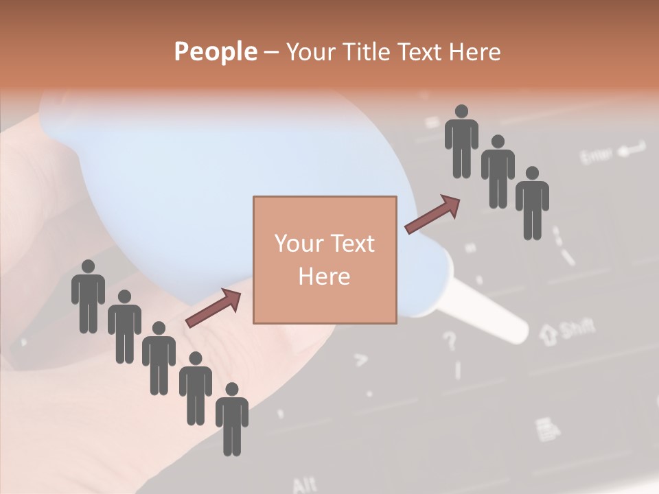Job Computer Keypad PowerPoint Template