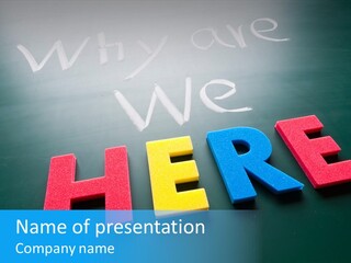 Position Attention Locate PowerPoint Template