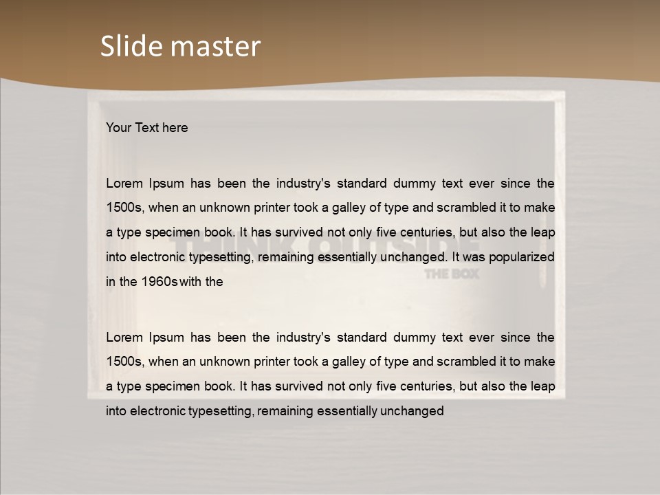 Red Square Calendar PowerPoint Template