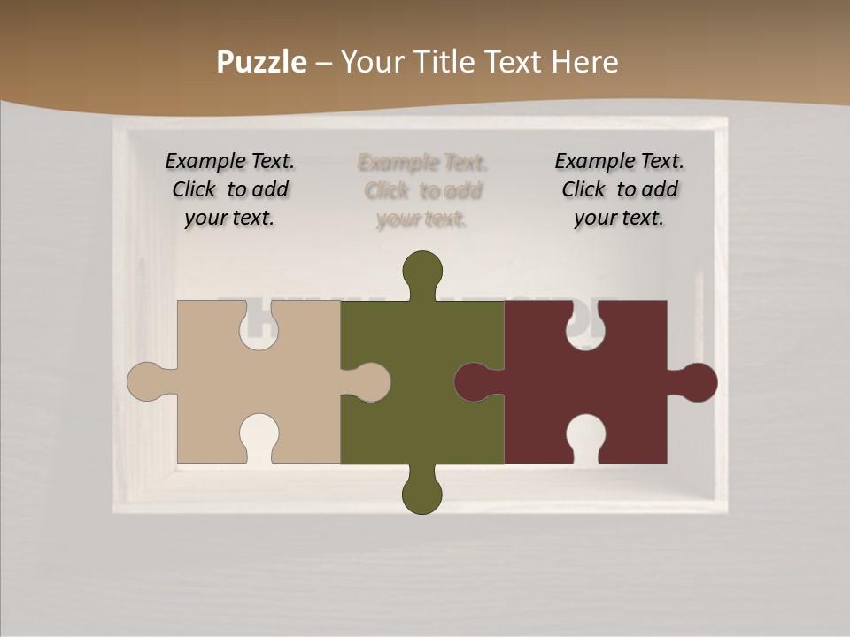 Red Square Calendar PowerPoint Template