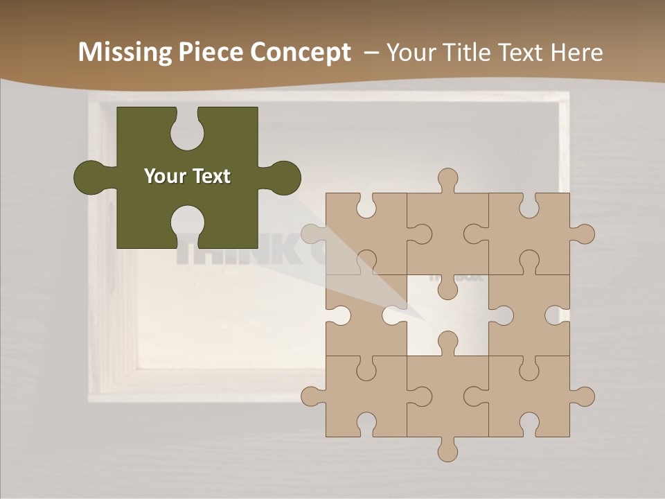 Red Square Calendar PowerPoint Template