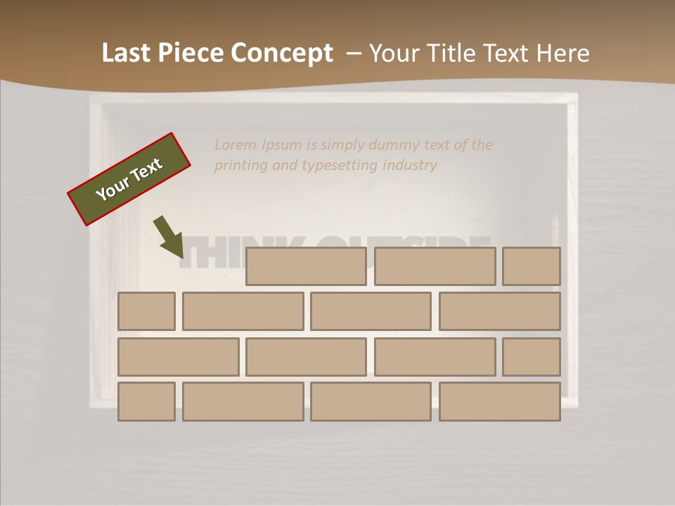 Red Square Calendar PowerPoint Template
