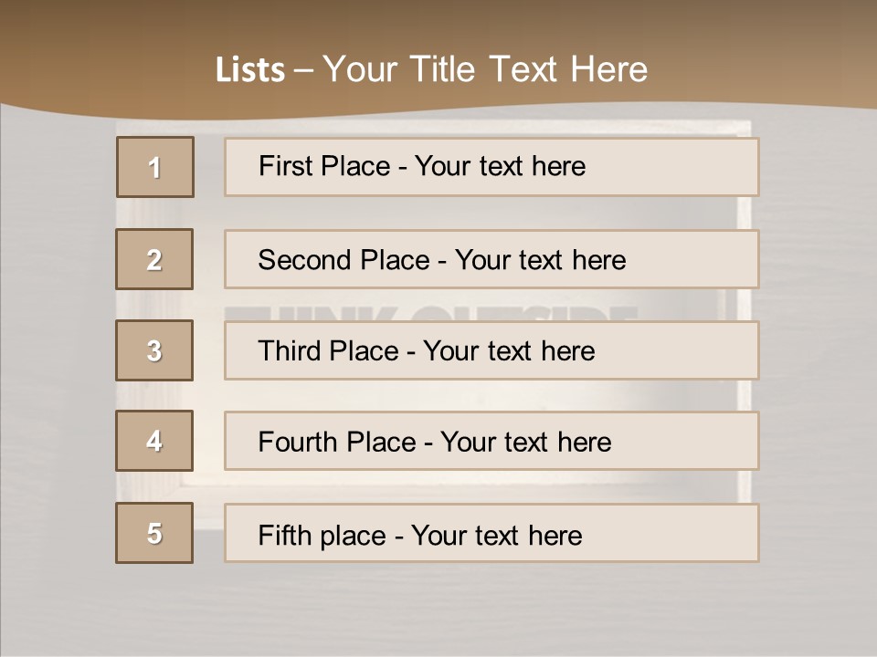 Red Square Calendar PowerPoint Template